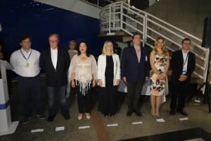 Brasília, 15.12.2019//A Secretária de Estado de Turismo do DF, Vanessa Mendonça, recebeu hoje no Aeroporto Internacional de Brasília Juscelino Kubitschek, a Ministra do Turismo do Paraguai, Sofia Montiel, sua comitiva e jornalistas daquele país. Estiveram presentes também ao evento de inauguração do voo da Latam que liga a capital Assunção à Brasília, o embaixador do Paraguai, Juan Angel, a Diretora da EMBRATUR, Katja Sophia Becker, o vice-presidente da Inframérica, Juan Djedjeian, o gerente da Latam em Brasília, Sílvio Nogueira, e o Sr. Ruy Coutinho, Secretário de Desenvolvimento do DF.Foto Luís Tajes/Setur-DF