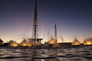 Torre de Tv e Fonte da praça da Torre.Foto Luis Tajes/Setur-DF